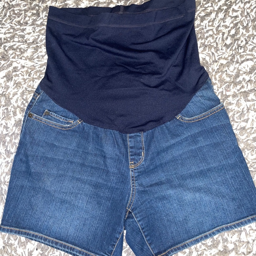 Maternity Jean shorts